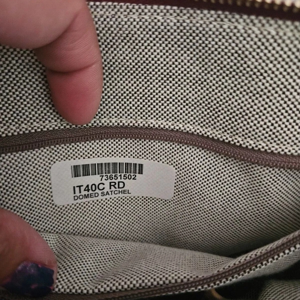 Dooney & Bourke Red and Tan Women's Bag *no Shoulder Strap - Picture 8 of 13